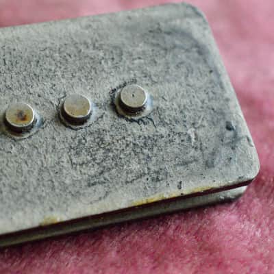 Vintage Fender PRE-CBS Jazzmaster Grey Bottom Pickup 7.29k 1960's South Facing Magnet image 12