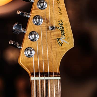 1990 Partscaster Stratocaster MIJ neck / American Standard body black image 3