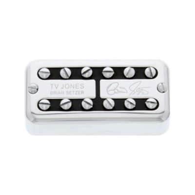 TV Jones Brian Setzer Signature Guitar Bridge Pickup, Universal Mount, Chrome image 1