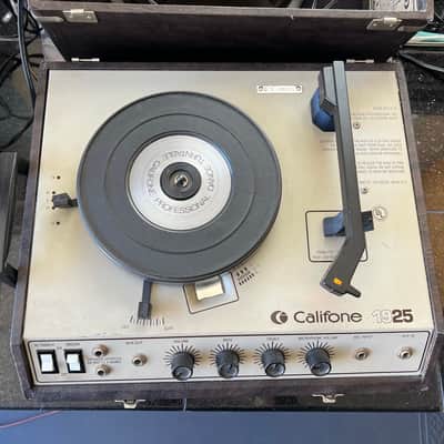 Vintage Califone 1925 Turntable Portable Record Player w/ Speaker; Tested image 3