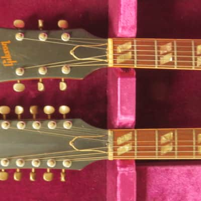Gibson SG doubleneck 1275 BJ 1973 custom Pickguard 1973 - walnut image 3