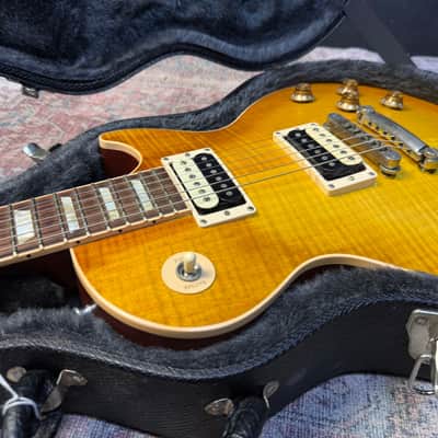 Gibson Les Paul Classic Faded Flame Top Honey Burst w/ Hardcase image 19