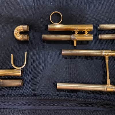 1992 Bach Stradivarius 18037 Bb Trumpet – Rare Gold Plate over Silver – ML Bore image 15