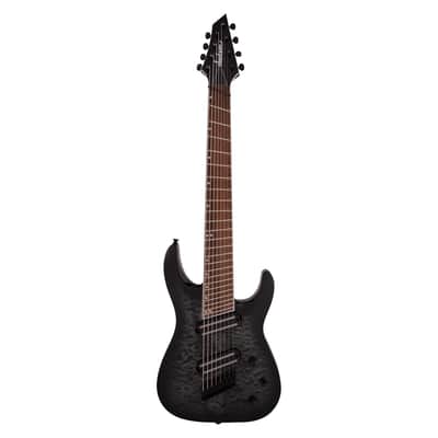 Jackson X Series Soloist Arch Top SLATX8Q MS - Trans Black Burst w/ Laurel FB image 2