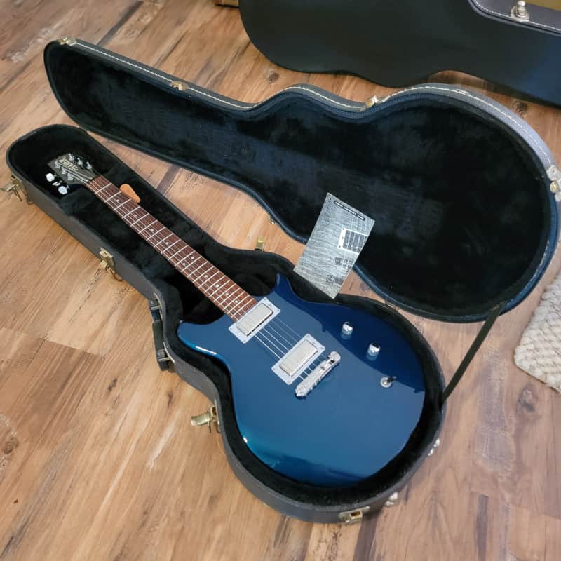 1995 Hamer Eclipse USA Electric Guitar Rare Blue Teal Flip Flop All Original W/OHSC CLEAN! image 1