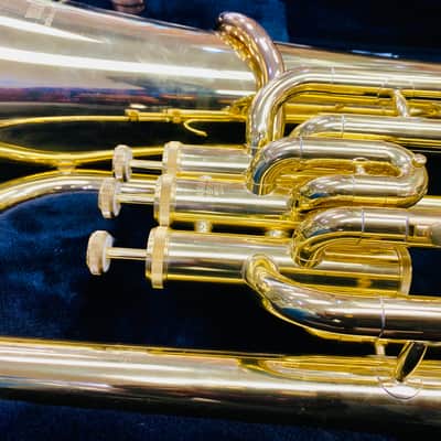 Yamaha YEP201 Bb Baritone Euphonium 3-Valve Piston Front Action W/Case | EXCELLENT CONDITION image 4