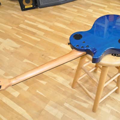 SCHECTER Solo-II Standard OBB Ocean Blue Burst Burl / Les Paul type / Solo-II / ST25060239 imagen 9