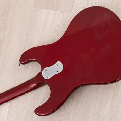 2004 Mosrite Eurorite 3 Pickup Non-Production Ventures-Style Guitar, Candy Apple Red w/ Case, Fillmore image 15