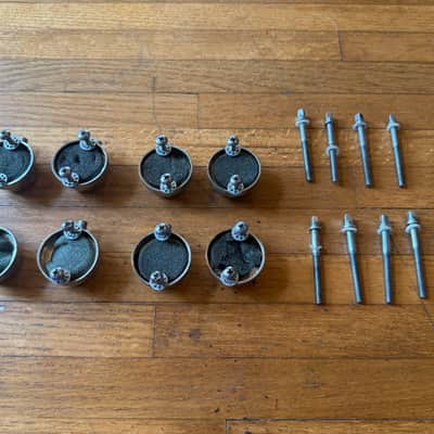 8 pack Vintage DW / Camco Collectors Turrent 80's 90' Style drum lugs image 7