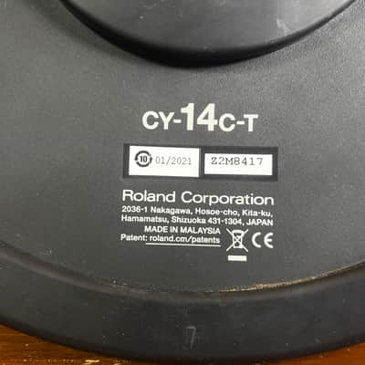Roland V-Cymbal CY-14C-T Electronic Thin Crash Cymbal Controller image 3
