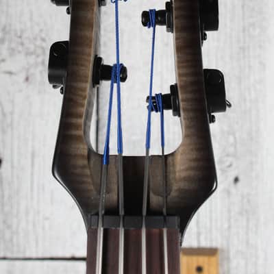 Ibanez UB804 Upright Bass 4 String Electric Bass Guitar with Gig Bag and Stand image 11