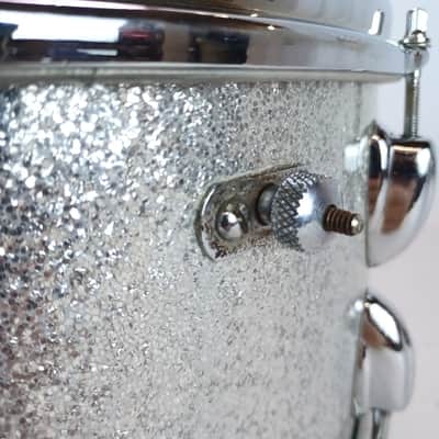 Slingerland #20B 7x15" Concert Radio King Snare Drum Silver Sparkle 10/10/58 3Pt image 7
