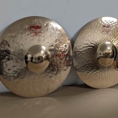 Paiste 15" 2002 Wild Hi-Hat Cymbals (Pair) 1980 - 2011 - Brilliant image 2