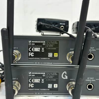 Sennheiser EM 300 G3 516-558 MHz Wireless Receiver W/ Bodypack Package #AV5552 (ONE) THS image 3