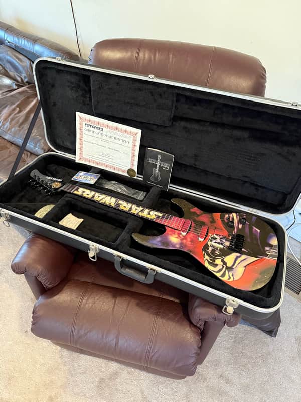 Fernandes Star Wars Darth Vader Retrorocket Limited Guitar 2002 - Darth Vader image 1