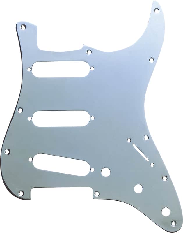 Fender Pickguard Stratocaster S/S/S 11-Hole Mount Chrome-Plated 1-Ply