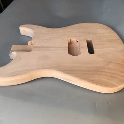 Guitar Body Mahogany Wood Unfinished Style Bolt On image 3