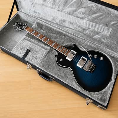 ESP LTD AS-1 FR Alex Skolnick Signature Black Aqua Sunburst Eclipse Upgrades Lollar image 8