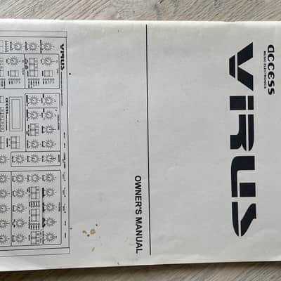 Access Virus A Desktop Digital Synthesizer 1997 - 1999 - Black / Red image 12