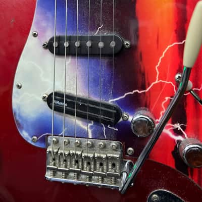 Fender Eric Johnson Stratocaster with Maple Fretboard 2005 - 2013 - Candy Apple Red image 3