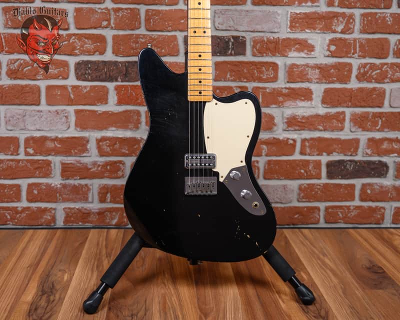 Fender Custom Shop Limited Edition La Cabronita Gato Gordo Jazzmaster Relic Aged Black 2014 w/OHSC