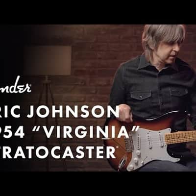 Fender Stories Collection Eric Johnson 1954 “Virginia” Stratocaster, 2-Color Sunburst image 4