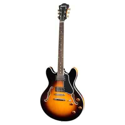 Eastman T386-SB Hollow Body Electric Guitar - Sunburst - Clearance image 2