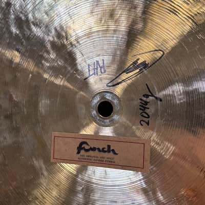Funch 20” Roy Haynes Tribute Flat Ride Cymbal 2044g image 4