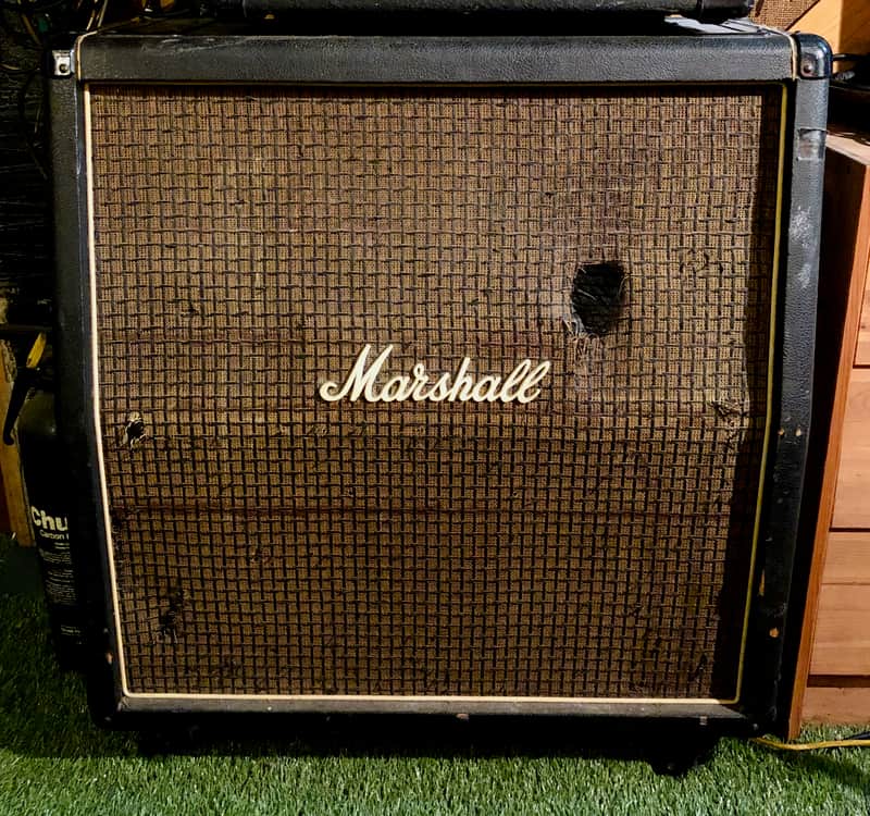 Vintage 1975 Marshall 4x12 Guitar Amplifier Cabinet G12Ms image 1