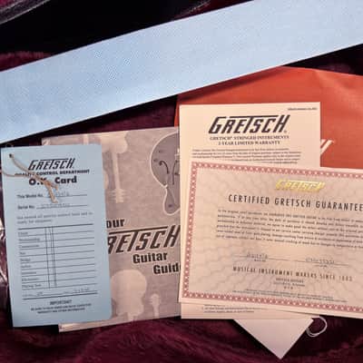 Gretsch G6134TG-LTD Limited Edition Penguin With String-Thru Bigsby Champagne Sparkle (332) image 9