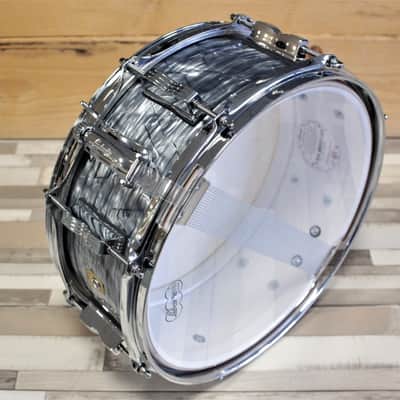 Ludwig LS9081Q 14x5.5 Jazz Fest - Sky Blue Pearl image 1