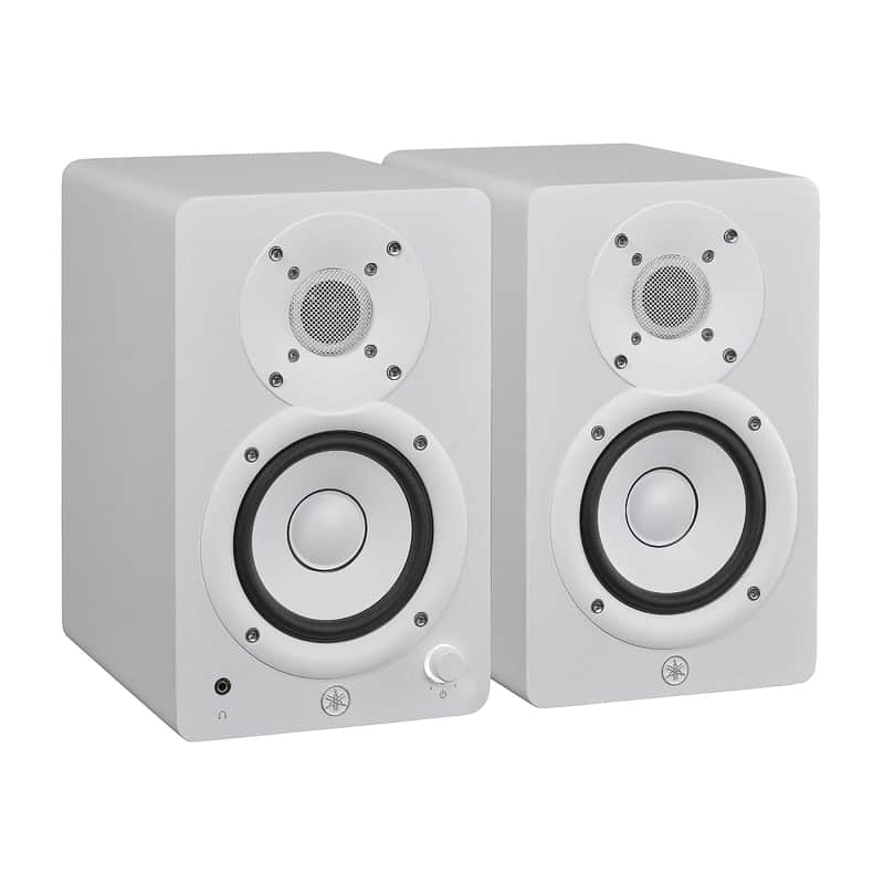 Mint Yamaha HS4 Active 4.5" 2-Way Studio Monitors - White image 1