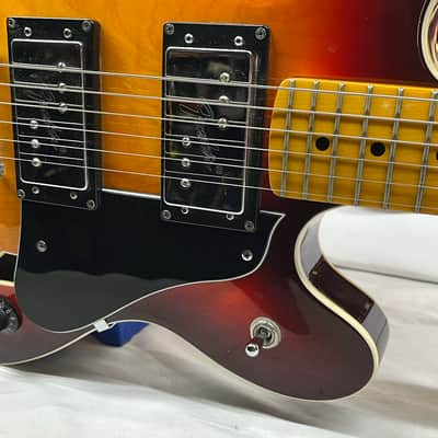 Fender Starcaster Semi-Hollow Body Electric Guitar - Aged Cherry Burst with Gig Bag image 6