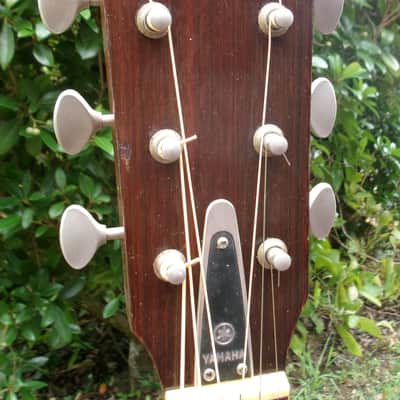 1971 Yamaha FG180 Red Label (New Frets Installed)+Yamaha Original Rocket Case image 6