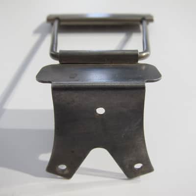 Harmony & Kay Archtop & Flat Top Guitar Tailpiece Authentic MIJ Vintage Part Circa-1950s-1960s-Nickel Silver image 5