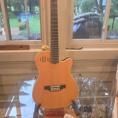 Godin A12 SG Solid Cedar Cutaway 12-String with Electronics 2010s - Natural Semi-Gloss image 1