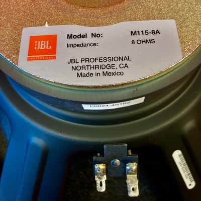 JBL M115-8A 15” woofers Fully Tested PAIR * NICE * image 8