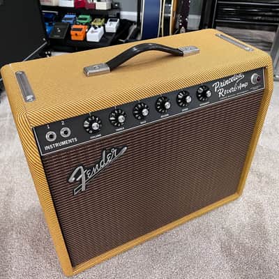 '65 Princeton Reverb Reissue "Lacquered Tweed" FSR 1x12 w/ Vintage 60s Rola Speaker image 2