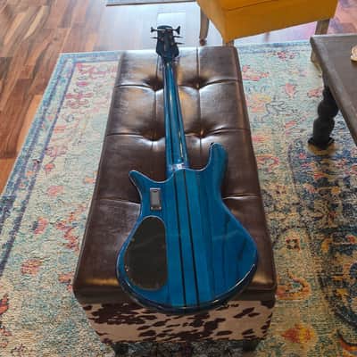 2022 Spector NS Dimension 5 Bass - Black and Blue Gloss - w/Case image 16
