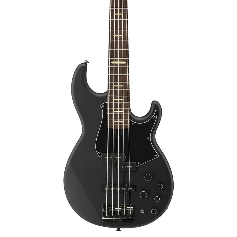 Yamaha BB735A 5 String Bass - Trans Matte Black image 1