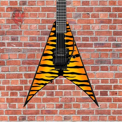 (Pre-Order) Jackson "Tiger King" USA Custom Shop King V KV-1H Bengal Tiger With Black Bevels 2025 image 1