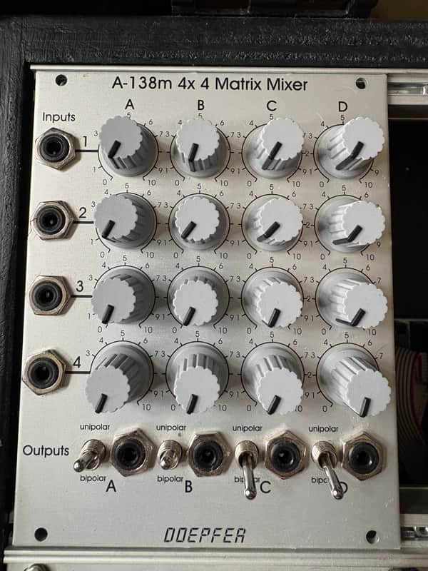 Doepfer A-138m 4x4 Matrix Mixer 2010s - Silver image 1