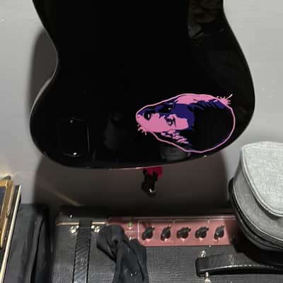 Fender Deluxe Active Jazz Bass V 1998 - 2015 - Black image 2