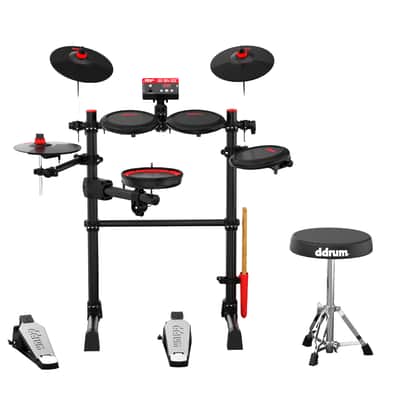 ddrum E-FLEX Mesh Electronic Drum Kit - Black image 1