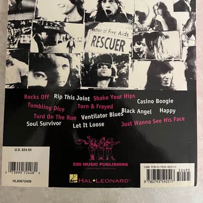 Rolling Stones - Exile on Main St. - Guitar and Bass Tab / Tablature Book Transcribed Score image 2
