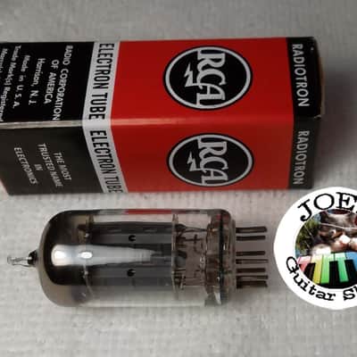 60's RCA Radiotron 12AX7 ECC83 USA "D Getter" (Rare) Ribbed Plate Strong Tubes 1750/1800 of 1600 = 104% Excellent! #041 image 2