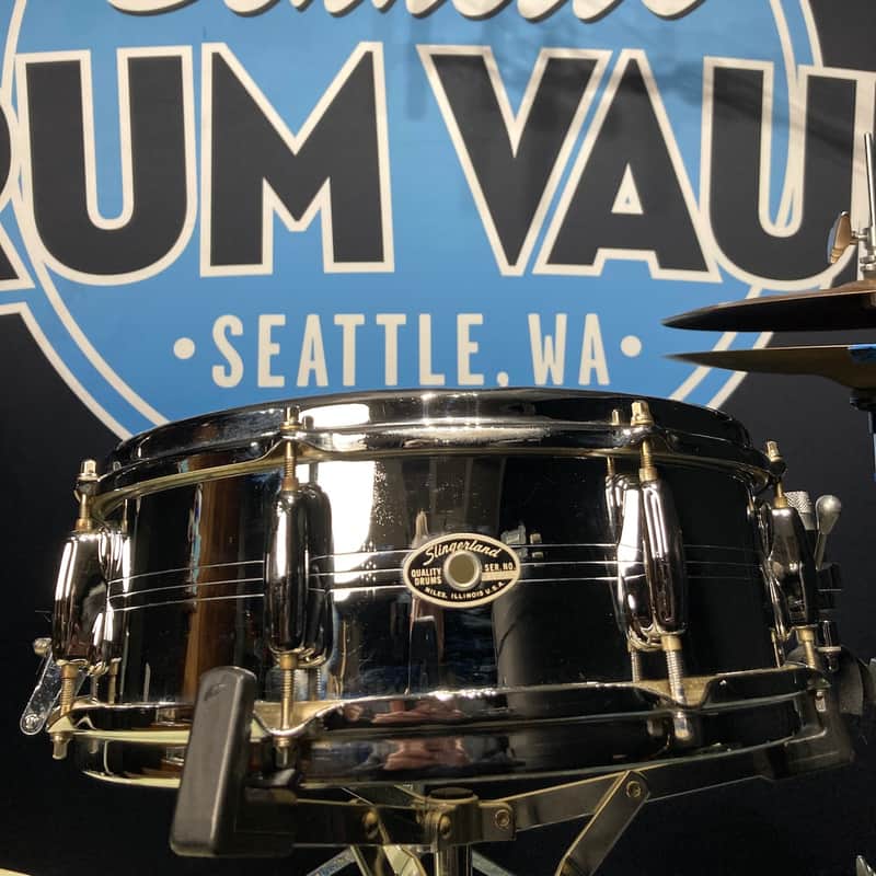 1970s Slingerland 5×14″ Gene Krupa Sound King, 8-Lug Trick Str…