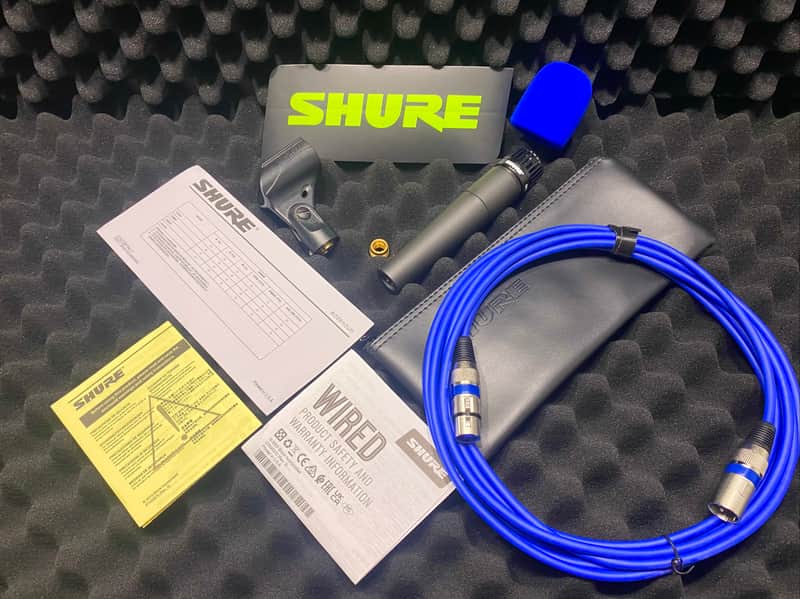 Shure SM57 Cardioid Dynamic Microphone w/Extras New! | Reverb