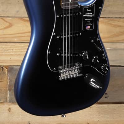 Fender American Professional II Stratocaster Electric Guitar Dark Night w/ Case & Rosewood Fretboard image 1