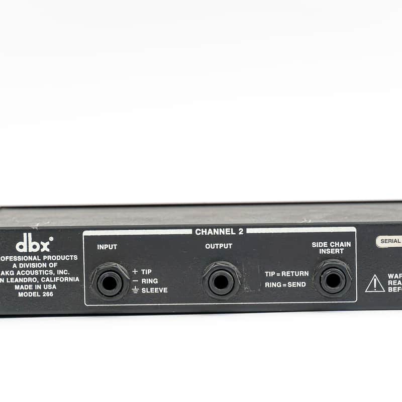 dbx Project 1 Model 266 - Dual Channel Compressor / Gate with